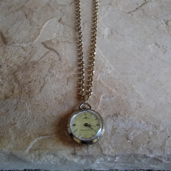 Harvester Jewelry - Vintage Harvester necklace Watch- RARE